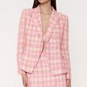 Bardot  Boucle Tweed Blazer Boucle Pink Gold Buttons Photo 0