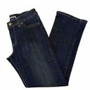 Lee  Slender Secret Lower On The Waist Jeans 10 Short Blue Dark Wash Distressed Photo 2