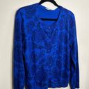 Time And Tru Women's  Blue and Black Sweater- Xlarge Photo 1