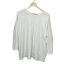 Spanx  Perfect-Length Dolman Sweatshirt in Powder White Size L Photo 5