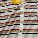 Love Tree  Button Front Cardigan Long Sleeve Stripe S NWT Photo 2