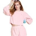 Stoney Clover Lane  matching set baby pink terry cloth sweatshirt boxer short Photo 1