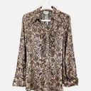 Zadig & Voltaire  Tuska Satin Thorn Button Down Print Shirt Size Small Photo 1