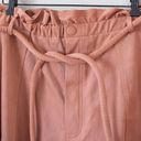 Good American  Snatched Paperbag Waist Faux Suede Shorts In Dusty Rose Photo 2