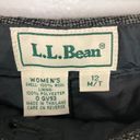 L.L.Bean  Women's Vintage Gray Wool Tweed High Waisted Trouser Pants Size 12 Tall Photo 2