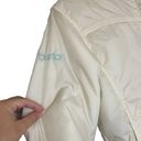 Burton Helsinki Botanical Winter Cream Snow Jacket Small Full Front Zip Pockets Photo 3