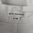 Good American  Boyfriend High Rise Mom Jean White Denim Jeans - Women's Size 6 Photo 7