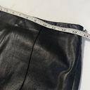 The Row  Sz 6 Leather Beca Seamed Kick Flare Pants - Black Photo 10