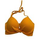 Shade & Shore 10H-16  Women Size 34D Yellow Mustard Underwired Bikini Top NWT Photo 0