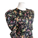 Black Halo  NEW Nadir Puff Long Sleeve Floral Ruffle Dress Garden Glow Black 10 Photo 4