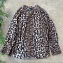 Rachel Zoe  Animal Print Button Down Blouse Photo 0