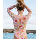 JOLYN Paloma Floral Long Sleeve Surf One Piece Swimsuit Photo 1