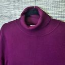 Chico's  Turtleneck Sweater Top Womens 3 X-Large Purple Long Sleeve Ribbed Knit Photo 5