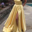 Sherri Hill Yellow Prom Gown Photo 2