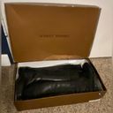 Audrey Brooke Black Leather Boots, 6.5 Photo 5