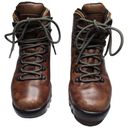 Merrell  Women's Summit Dark Brown Leather Lace-Up Mid-Top Outdoor Hiking Boots 8 Photo 1