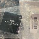 Coach Elegant Simple  Open Circle Necklace And Tea Rose Stud Earrings Set NWT Photo 5