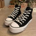 Converse Black Platform Photo 0