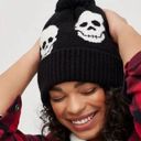 Torrid  Black Skull Pom Beanie Photo 1