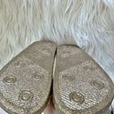 Melissa  | Gold Silver Glitter Beach Slide Sandals Sandal Jellies Jelly | Size 5 Photo 2