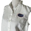 Tommy Bahama  White Florida Gators 100% Linen Sleeveless Blouse Womens Size M L Photo 1