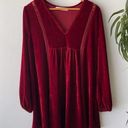 Rusty  Dusty Boho Western Velvet Longsleeve Dress Photo 0