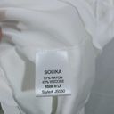 Dahlia Solika White Asymmetrical  Dress L Photo 5