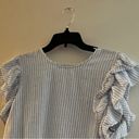 A New Day  Blouse With Ruffle Capped Sleeves Photo 2