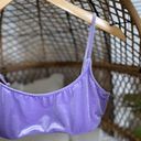 PacSun Eco Lavender Velvet Tank Bikini Top Size Large Photo 3