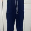 FIGS Navy High Waisted Uman Relaxed Petite Jogger Scrub Pants Photo 2