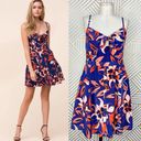 Yumi Kim  Pin Up Silk Dress in Studio 54 Navy Print Photo 1