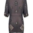 ALLSAINTS  Spitalfields Paloma Chariot Beaded Sequin Silk Tunic Dress 6 Photo 2