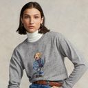  Ralph Lauren Polo Bear Fleece Distressed Sweatshirt NWT Photo 1