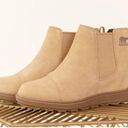 Sorel Size 6.0  Women's Evie ll Chelsea Boot Caribou Buff Gum 10 Photo 0