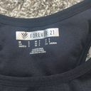 Forever 21 black sports bra size small Photo 2