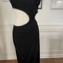 Saints + Secrets NWT  Cut Out Strapless Black Copper Bling M Photo 5