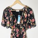 Tanya Taylor  Mara Floral Print Flutter Sleeve Mini Dress Photo 4