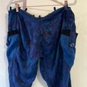 Custo Barcelona  Shangi Blue Silk Floral Y2K Pants. Size L Photo 6