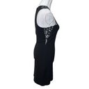 Michelle Mason  Womens Lace Inset Mini Bodycon Dress Sleeveless Size Small Photo 6