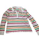 Lacoste Vintage 90s  Striped Rugby Style Polo Long Sleeve Shirt 🔥 Photo 0