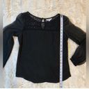 Candie's Small Black  Blouse Photo 5