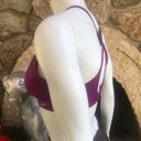 Brooks  Padded Purple Racerback Sports Bra Removable Pads Women’s Size Large Photo 2