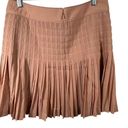 J.Crew  Pleated Tan Knee Length Skirt Photo 1