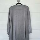 Carly Jean Los Angeles Carly Jean Women’s Small Gray Duster Open Cardigan Photo 4