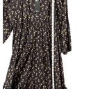 Rails  Dress Womens XL Black Sal Romantic Floral Midi Blouson Ruffled Flowy Photo 6