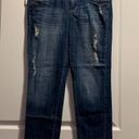 Elle Women's  Skinny Boyfriend Denim Blue Jeans Size 8 EUC #2716 Photo 2