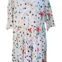 Eshakti Custom Cotton Spring Dress Pink Floral Polka Dot 2X 3X Half Sleeve Midi Photo 0