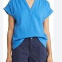 Tommy Bahama  Island Soft gauze royal blue top Photo 1