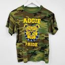 Vintage Y2K A&T Aggie Pride Camouflage Baby Ringer Tee Size Small Early 2000s Photo 0