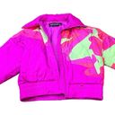 Vibrant Vintage 80s Snuggler Seattle Skiwear Neon Ski Jacket  Pink Medium RARE Photo 13